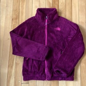 Girls size 7/8 north face fleece jacket
